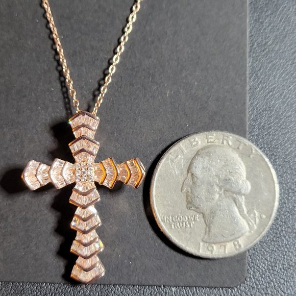 JTV Bella Luce Eterno Jewelry Jtvbella Luce Eterno Rose Cross